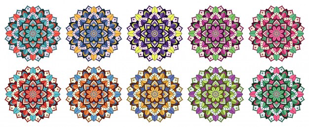 Коллекция Mandala во многих цветах