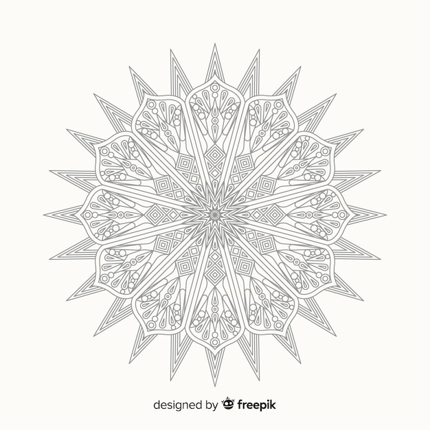 Mandala decorative background