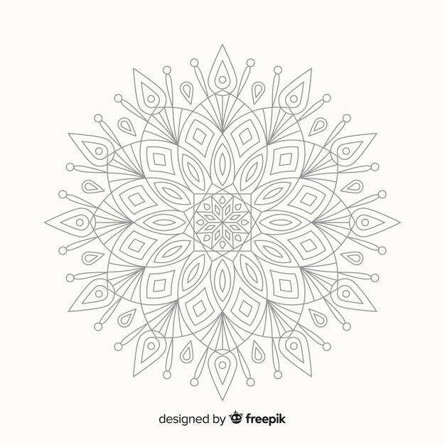 Mandala decorative background