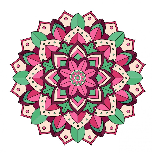 Mandala design isolated