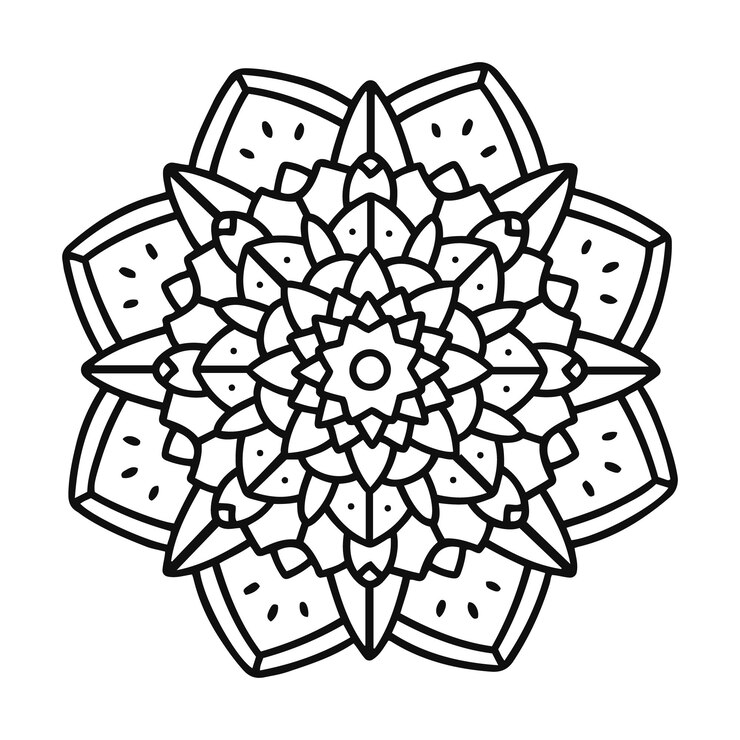 Free Vector mandala design
