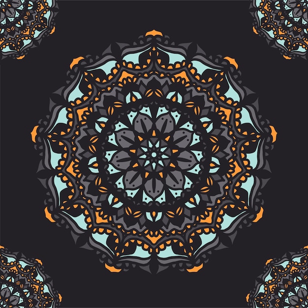 Free vector mandala illustration