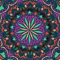 Free vector mandala illustration