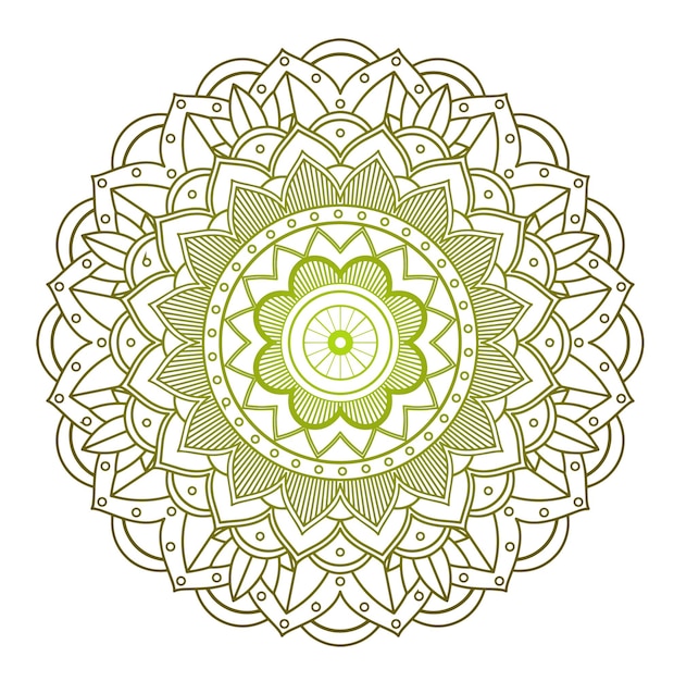 Mandala patterns on isolated background