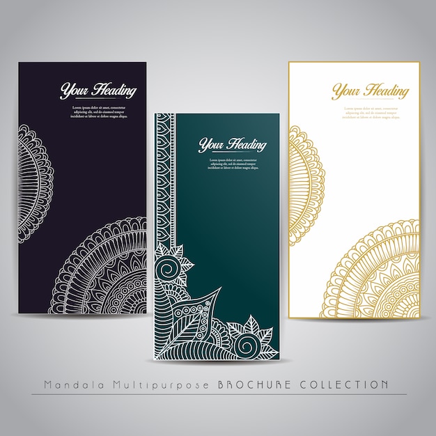 Mandala vertical banner design