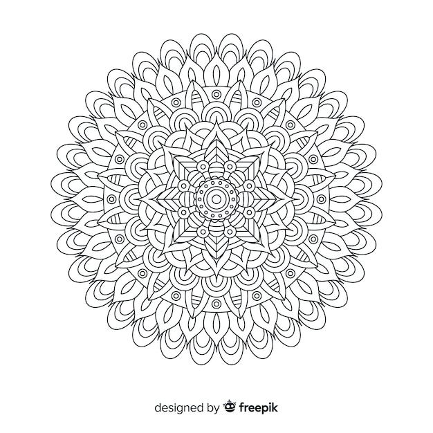 Free vector mandala