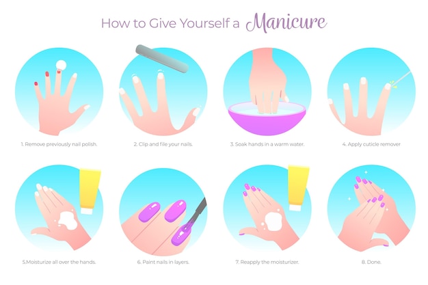 Manicure instructions