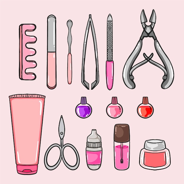 Manicure tools concept