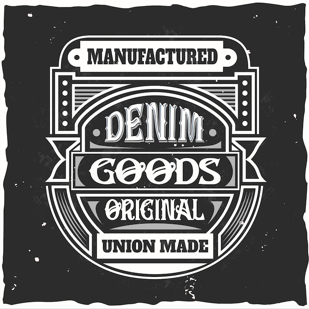 Manufactured goods original union made