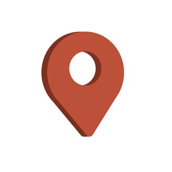 Map pin 3d icon premium vector design illustration