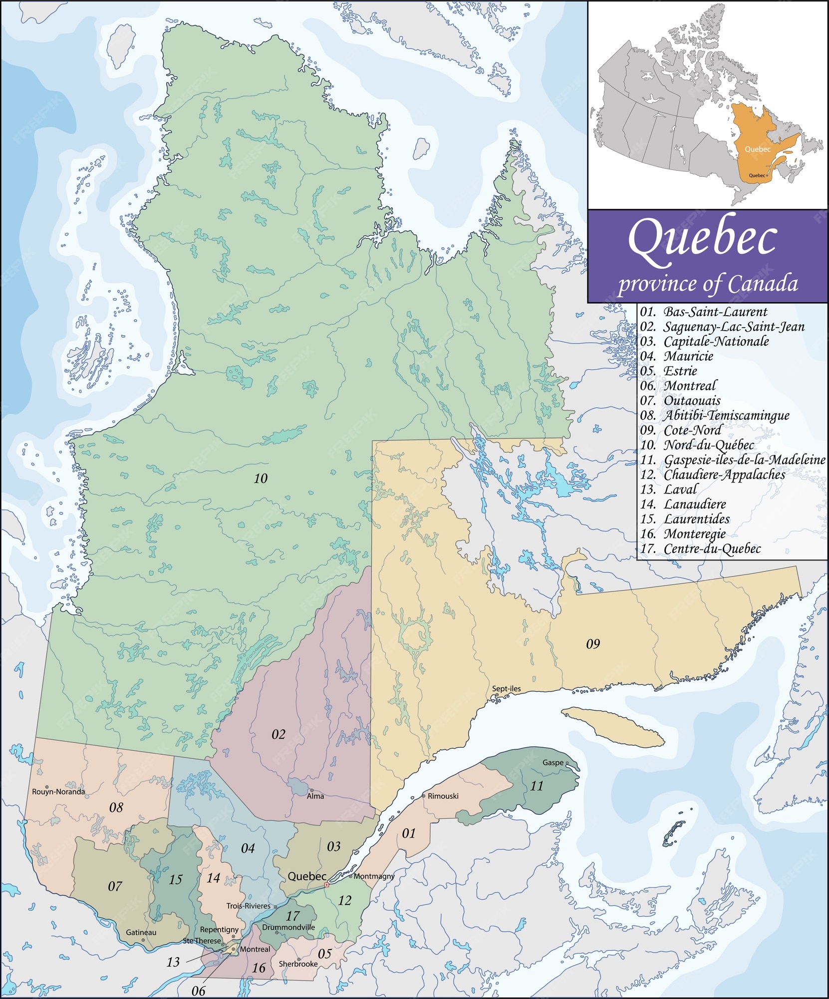 Montreal Quebec Canada Map Premium Vector | Map Of Quebec