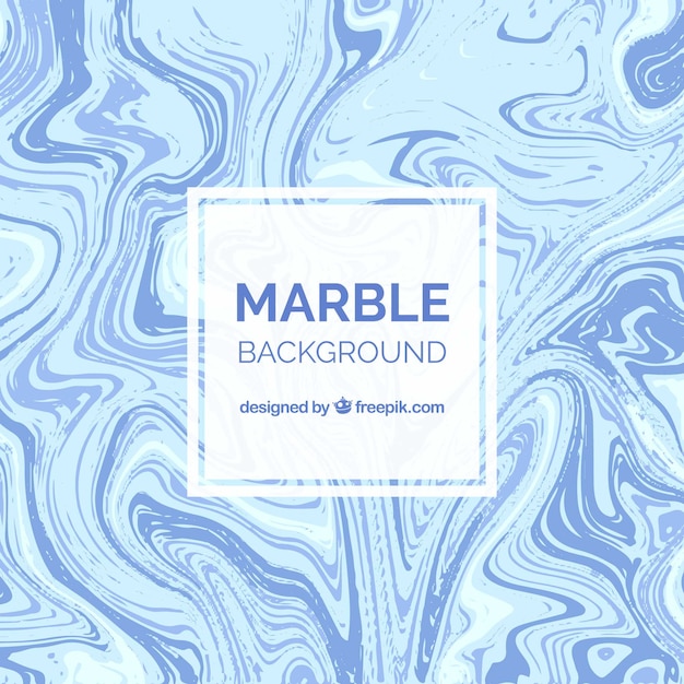 Бесплатное векторное изображение Мраморный фон в синем цвете