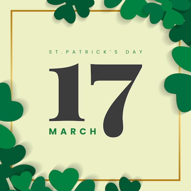 3月17日st.patrick's dayベクトル