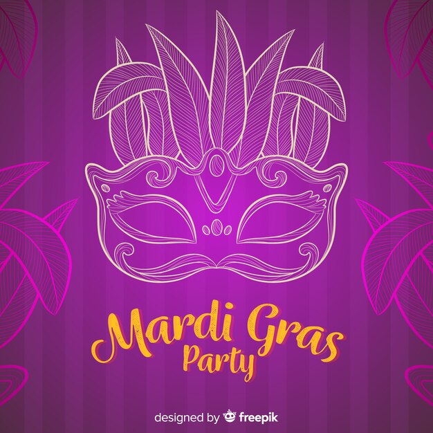 Mardi gras carnival background