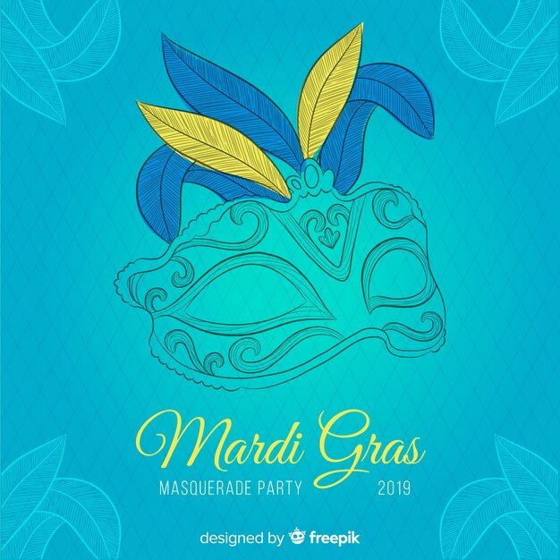 Mardi gras carnival background