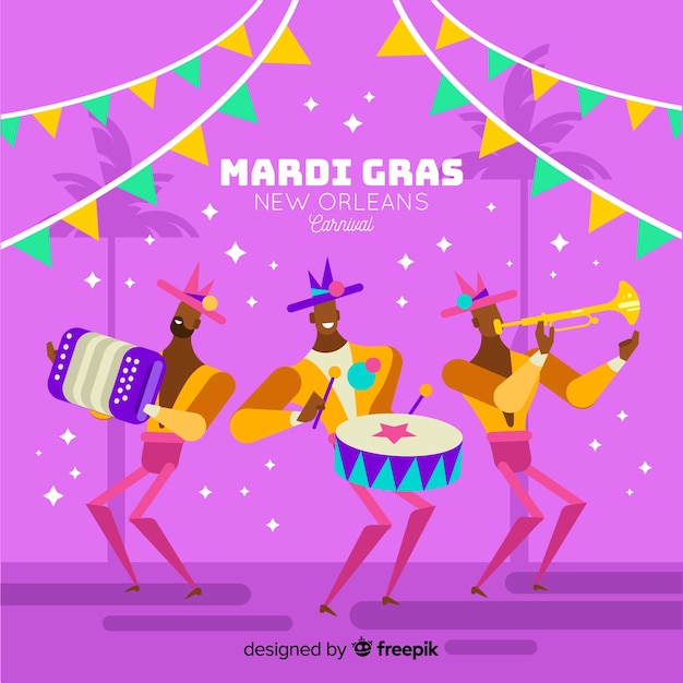 Mardi gras carnival background