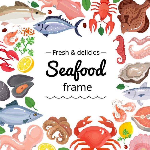 Marine Products Frame Background