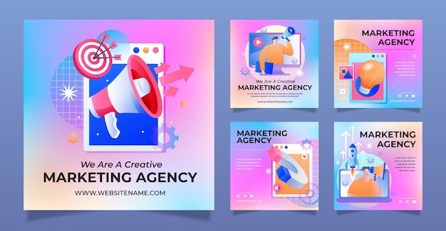 Дизайн шаблона маркетингового агентства