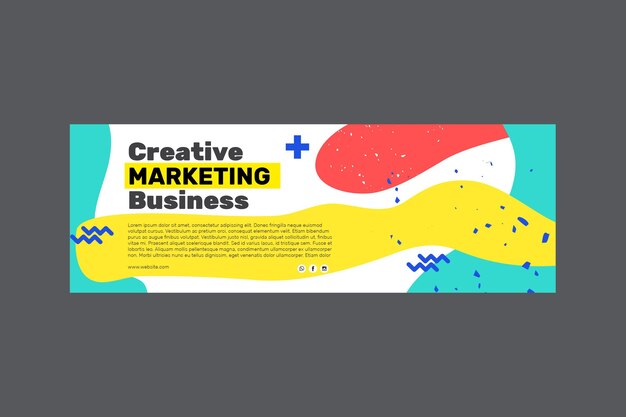 Marketing business banner