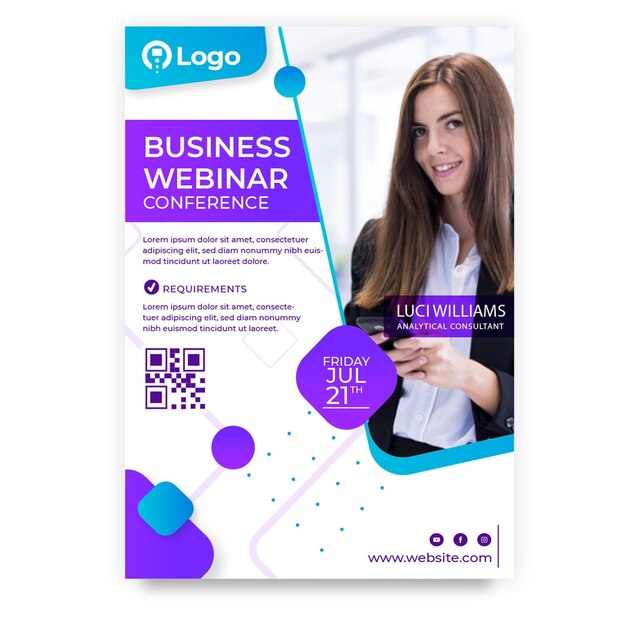 marketing business flyer template