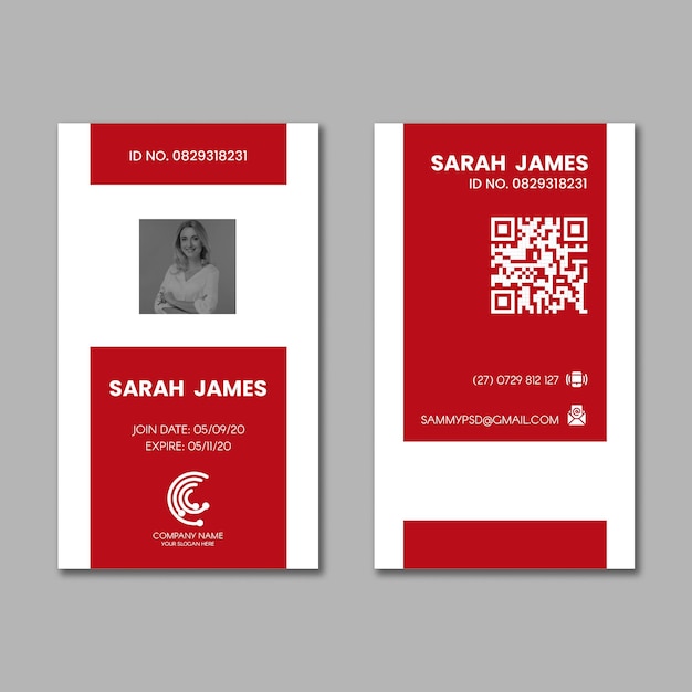 marketing business id card