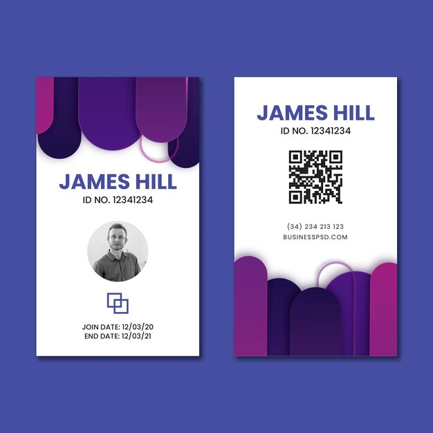 Marketing business id card