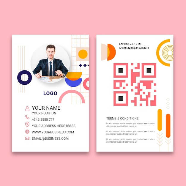 Marketing business id card