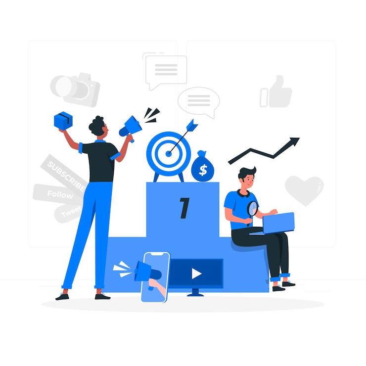 Free Vector marketing concept illustration