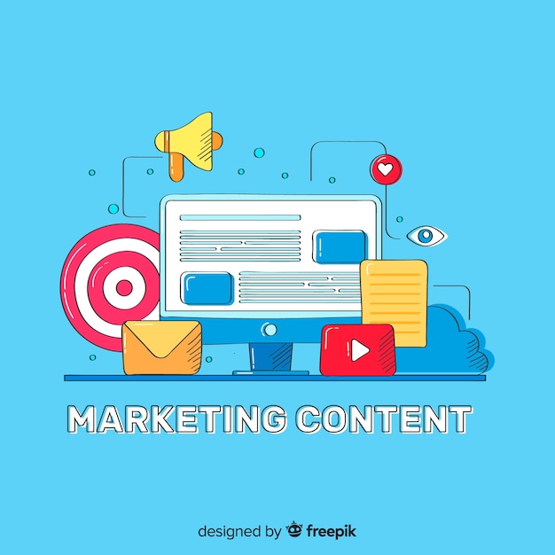 Marketing content concept