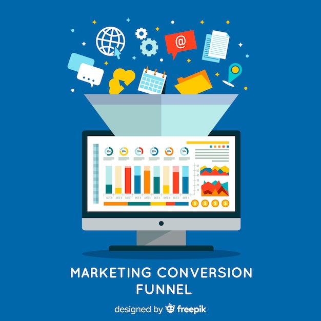 Marketing conversion funnel