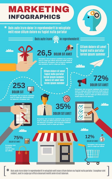 Marketing Infographics Set