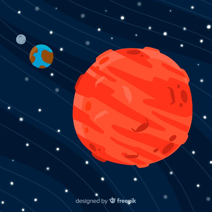 Free Vector mars background