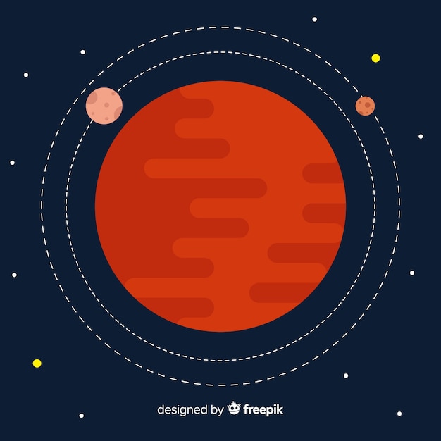 Free vector mars background