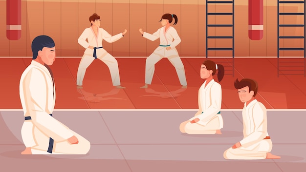 The 5 Best Books to Learn Martial Arts and Self-Defense 1 martial arts classroom with trainer kids doing exercises 1284 64627 Defense TrendZ