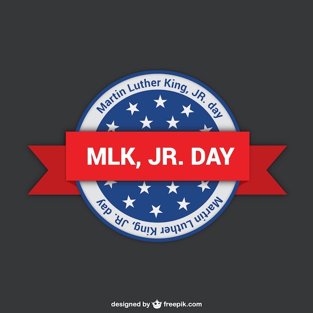 Martin Luther King day label