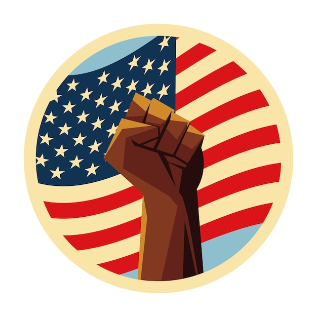 Free vector martin luther king day rights illustration