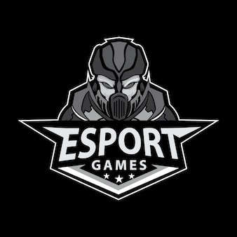 Логотип mascot для спорта e - спорт