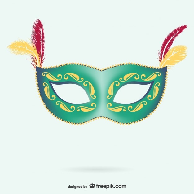 Free vector mask for carnival