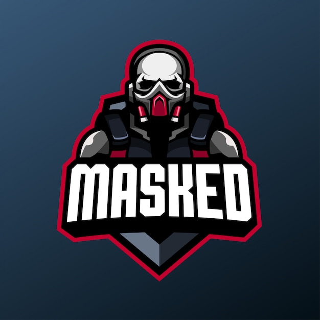 Download Free Masked Skull Mascot For Sports And Esports Logo Isolated On Dark Use our free logo maker to create a logo and build your brand. Put your logo on business cards, promotional products, or your website for brand visibility.