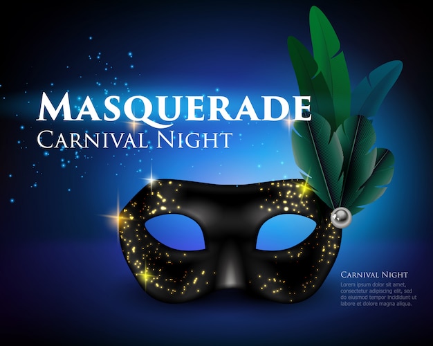 Masquerade Mask Background – Free Vector Download