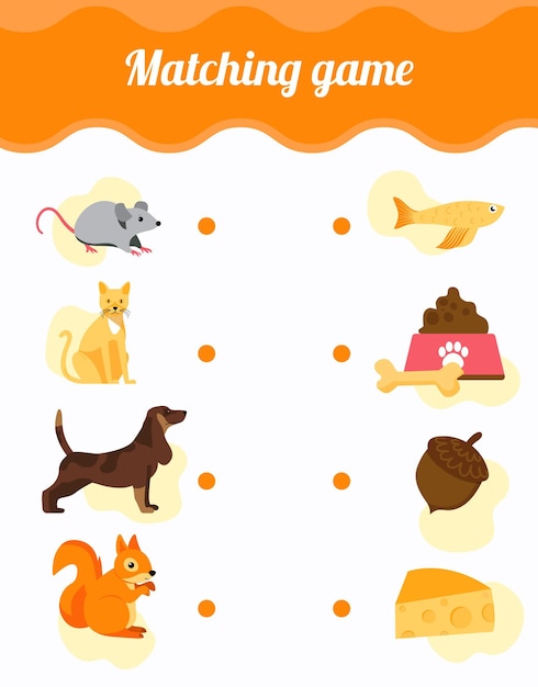 Match game for kids