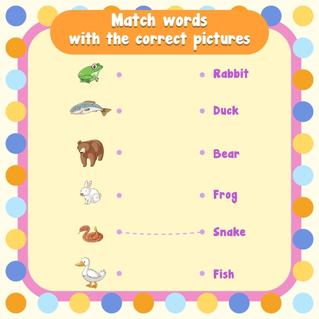 Match the words with the correct pictures