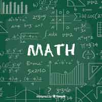 Free vector math background