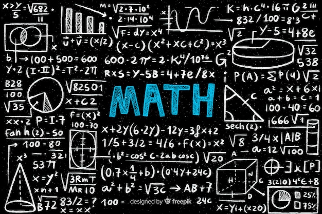 Free vector math background