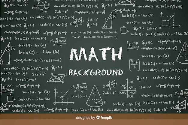 Math chalkboard background