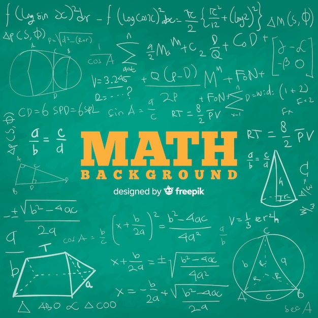 Math chalkboard background