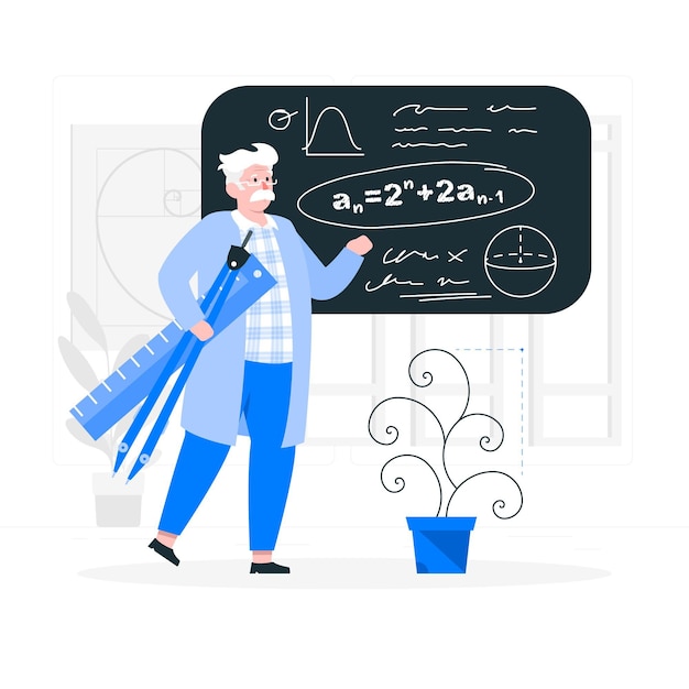 Mathematics concept illustration