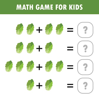 Развивающая игра по математике для детей, обучающая сложению счета для детей