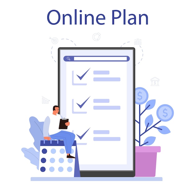 Maturity stage online service or platform project life cycle period business project implementation and development online plan vector flat illustration