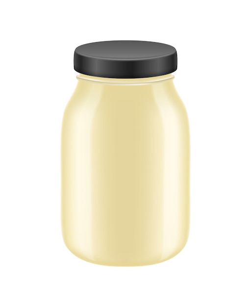 Mayonnaise Jar Illustration